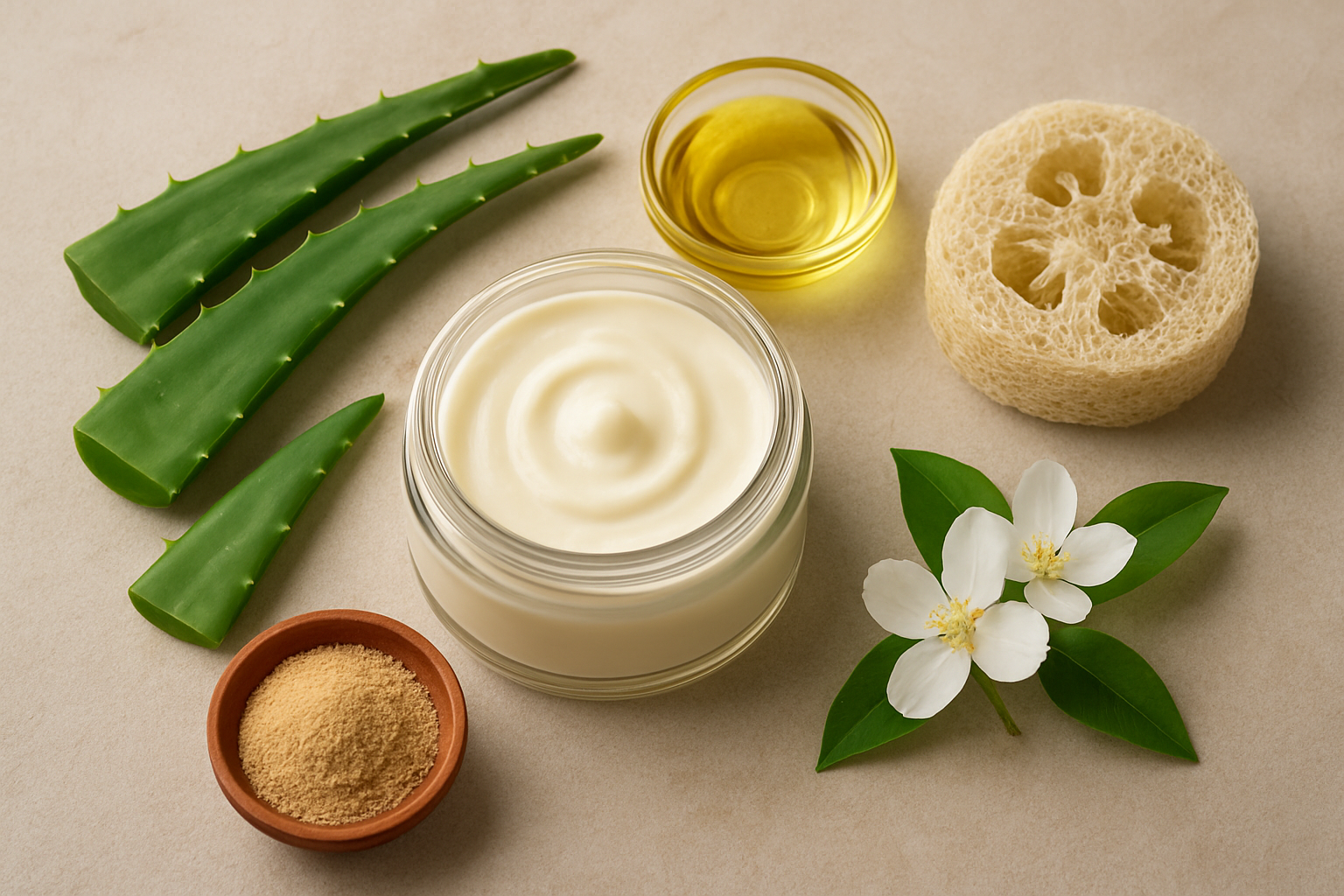 Titelbild zu „Natürliche Hautpflege-Wirkstoffe: Anti-Aging ohne Chemikalien“