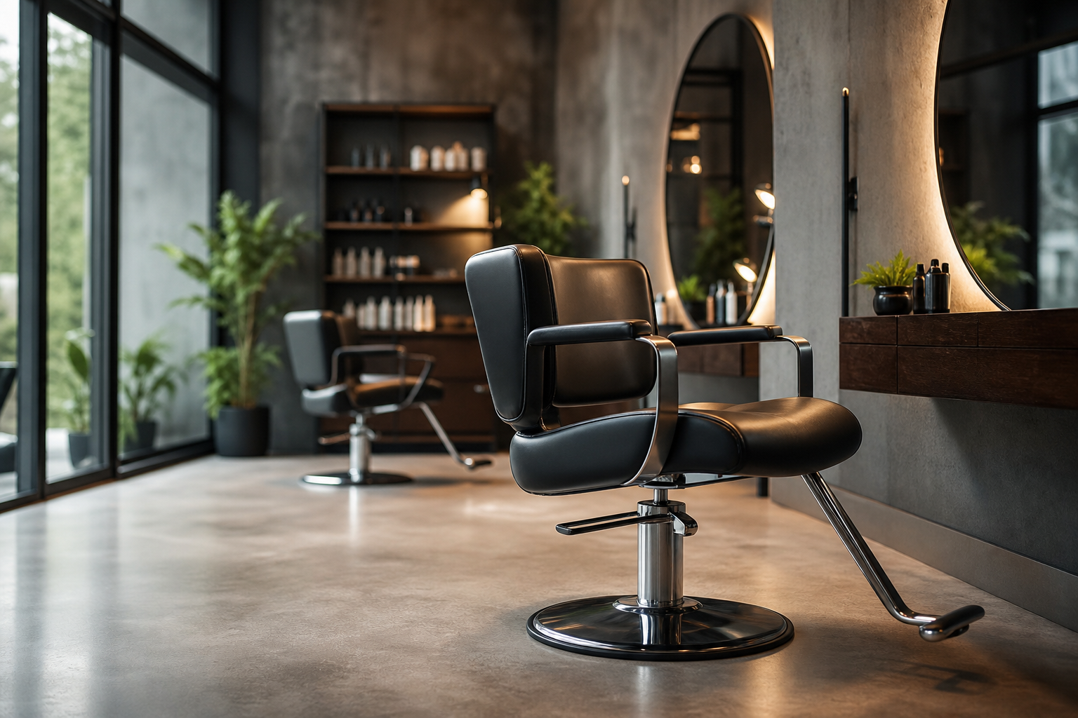 Titelbild zu „Salon-Einrichtung: Wie der Friseurstuhl das Raumkonzept prägt“