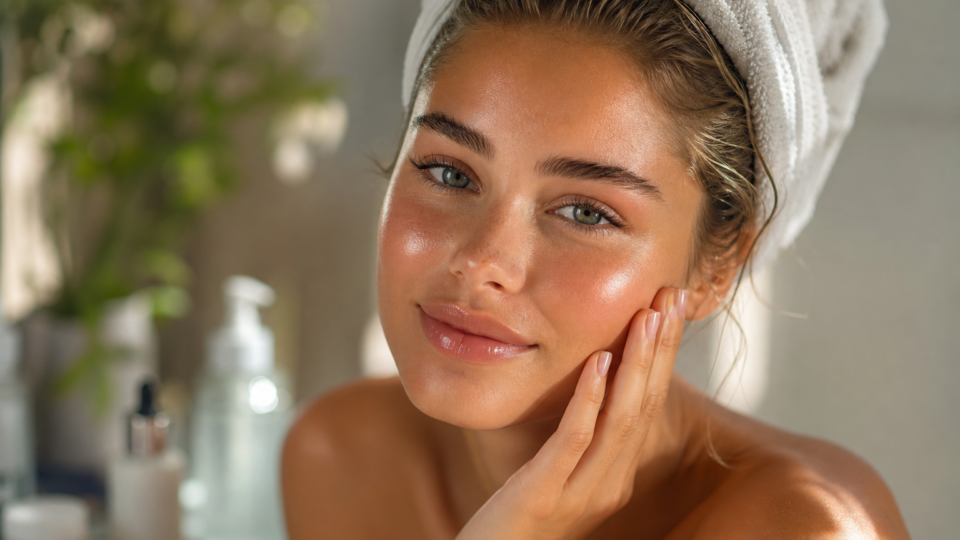 Titelbild zu „Glühende Haut ohne Filter: Die Skincare-Routine für natürlichen Glow“
