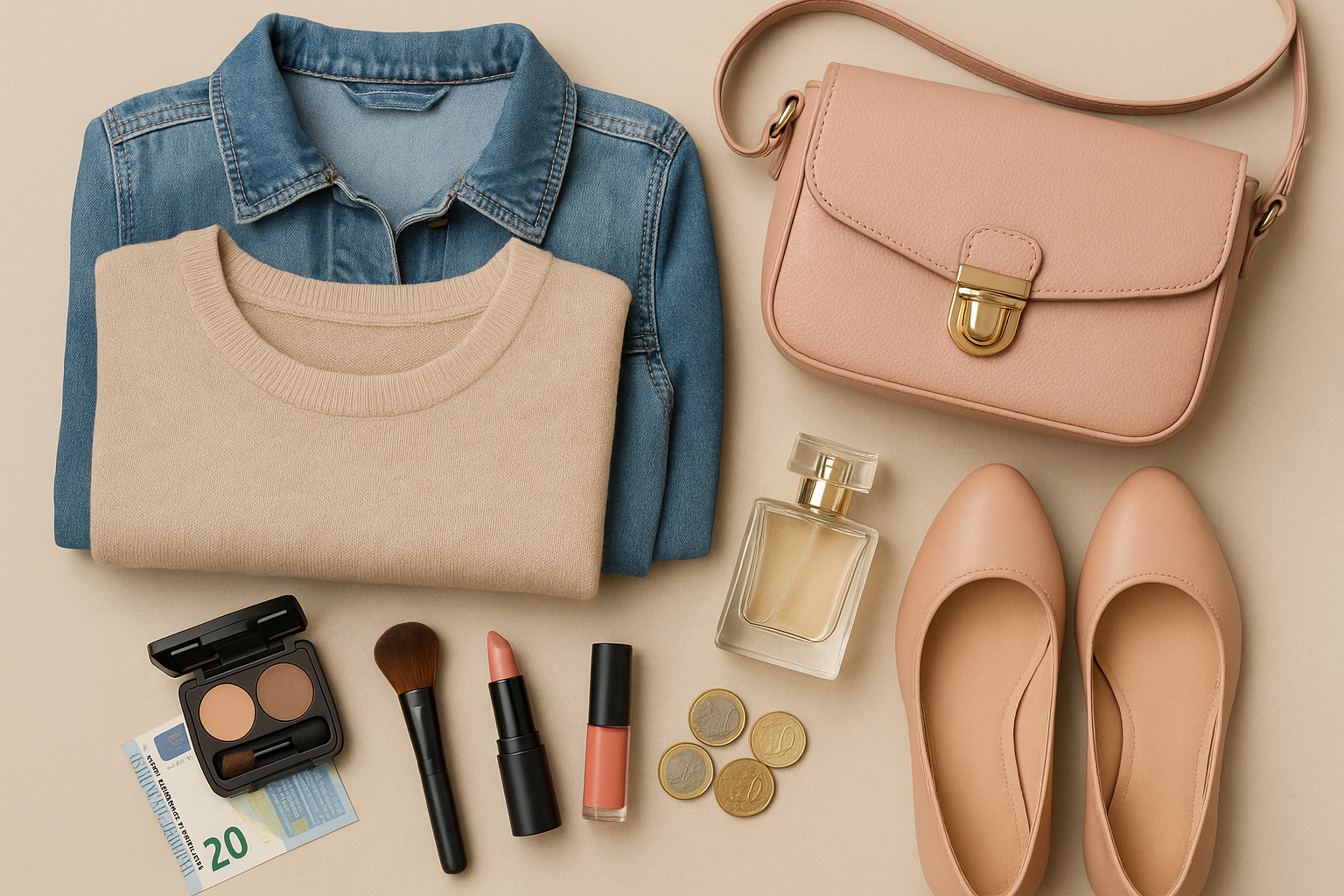 Titelbild zu „Sparen im Alltag: Wie sich Mode, Make-up und Duft mit kleinem Budget klug kombinieren lassen“